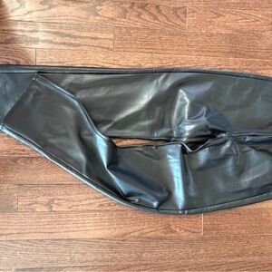 pistola Black Faux Leather Pants